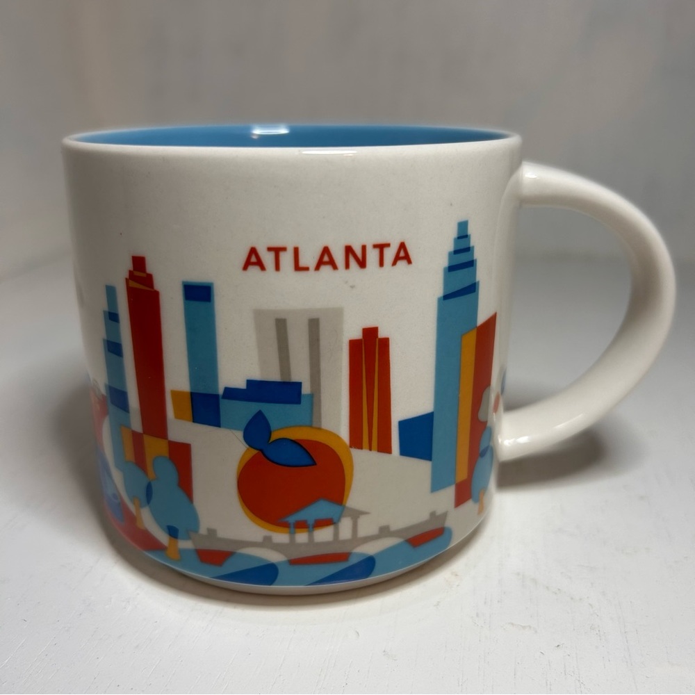 STARBUCKS You Are Here Collection ATLANTA Coffee Tea Mug Cup 14 oz